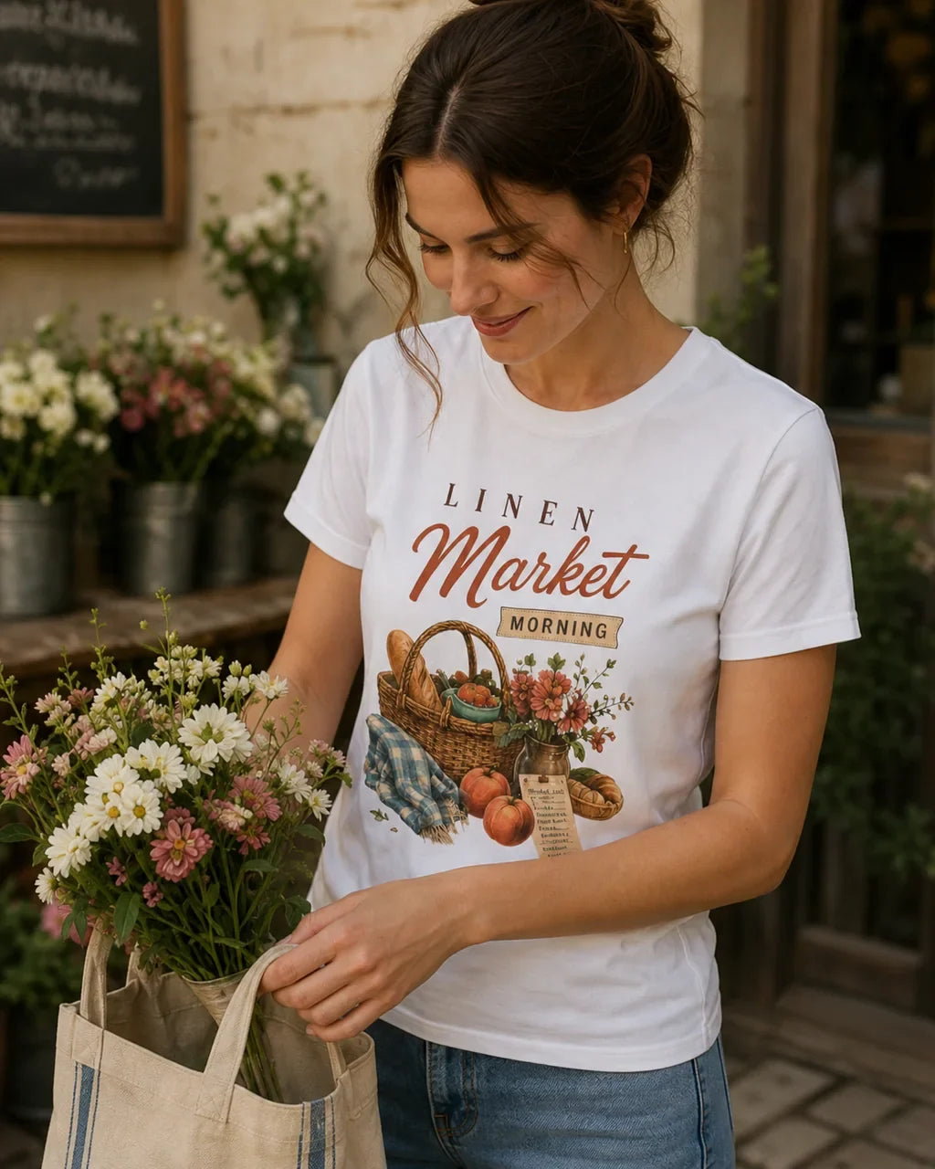 Linen Market Morning